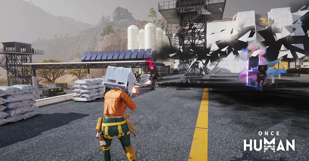 Combat in industrial zone